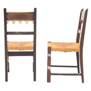 Set of 8 mulched chairs art deco 1940