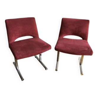 Georges Frydman paire de chaises design