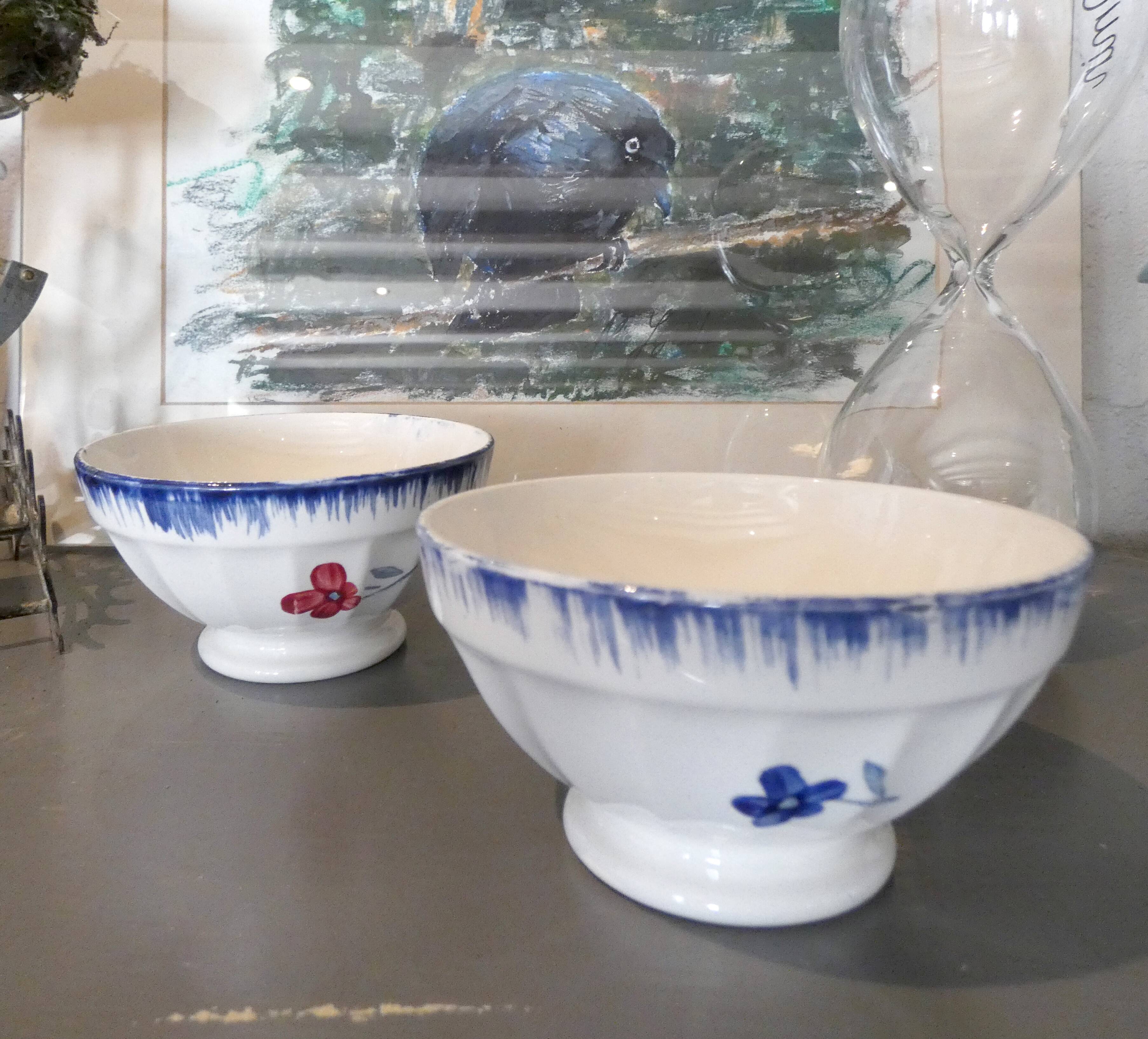 2 Digoin Mary Lou bowls