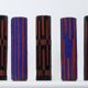 Mid Century Modern Pottery Mosaic Vases by Ritter, 1960s, Set of 5