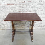 Oak bistro table from the ardennes