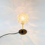 Pair of Mid-Century Bubble Glass Table Lamps by Helena Tynell, Germany, 1960s