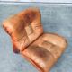 Mid-Century Modern Italian Leather Sectional Sofa by Ipe, Italy, 1970s, Set of 5
