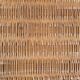 Vintage 1950s rattan side table