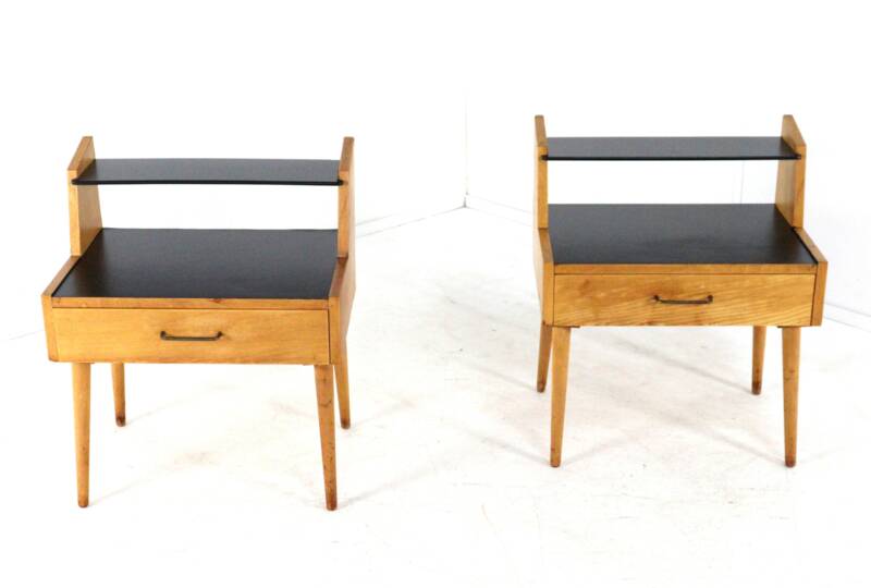 Set Everest bedside tables 'Herpen' - 1957 mid century modern