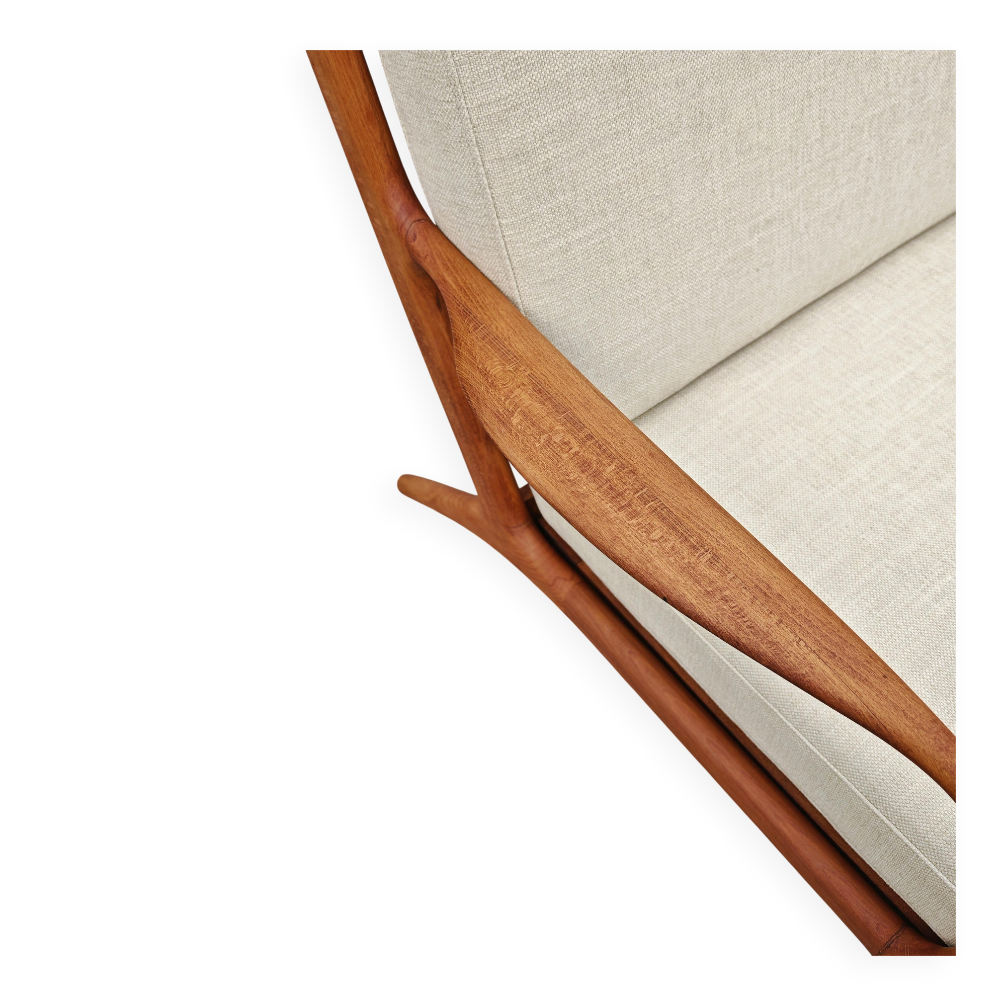 Pair of Mid Century Modern armchairs Adrian Pearsall model 2315-C 1960s