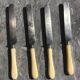 4 ivory handle knives 19 th