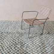 Tapis Vert Sauge à Damier Beni Mrirt - 276 x 179 cm