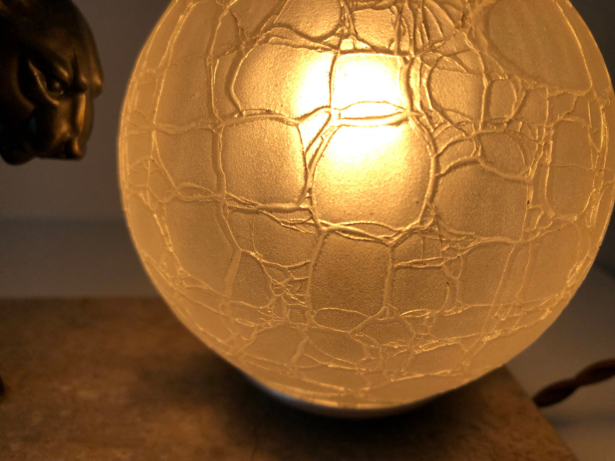 Panther lamp art deco