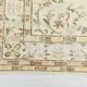 Tapis persan à motif oriental crème et beige 5x8, 150x250 cm