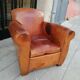 Leather club chair from the 1940s