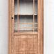 Antique parisian glass cabinet art deco display case