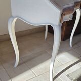 Rococo white foam wood secretary