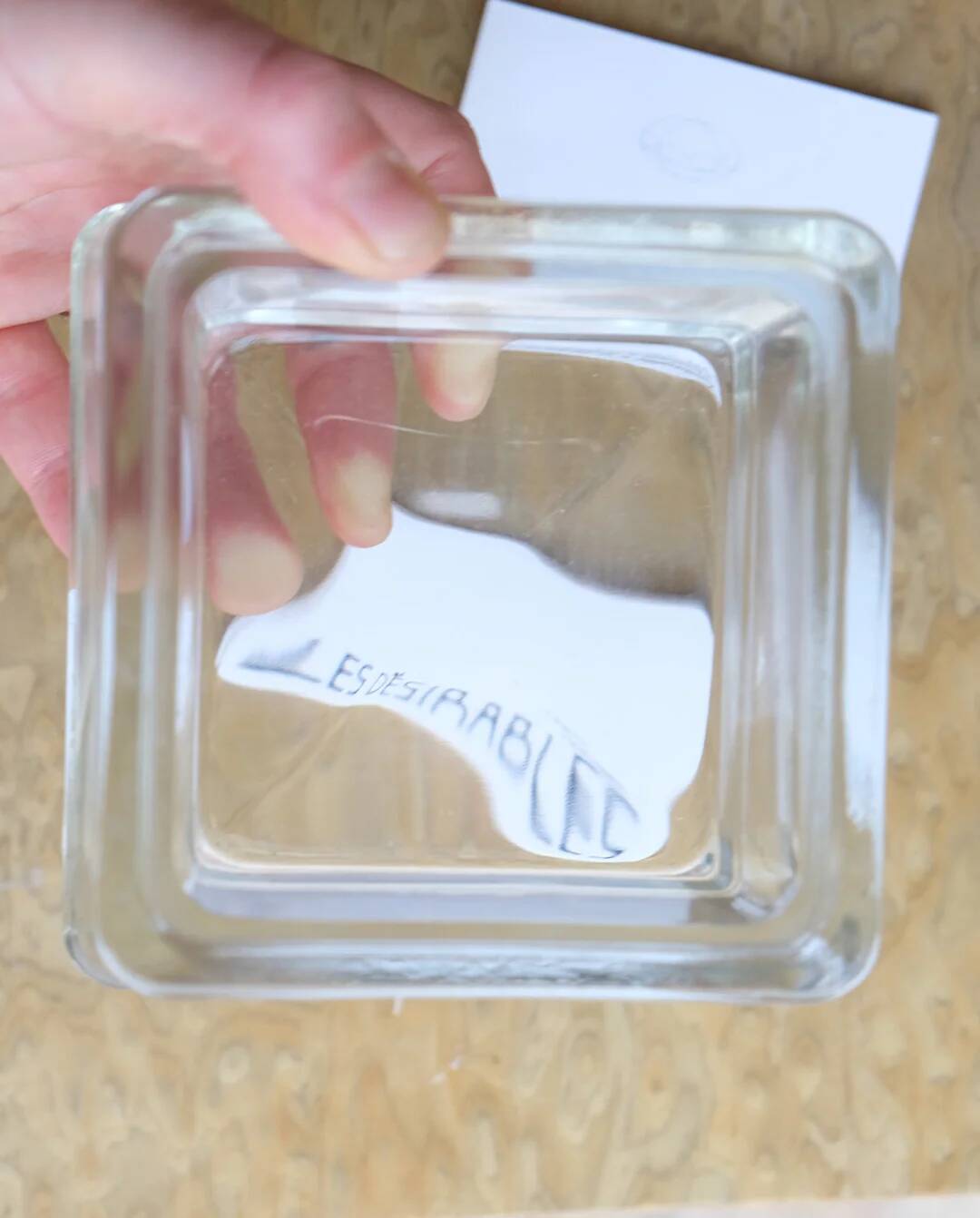 Vide poche en verre
