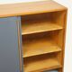 Vintage wooden sideboard with sliding doors – 1960s