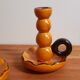Pair of ceramic candle holders