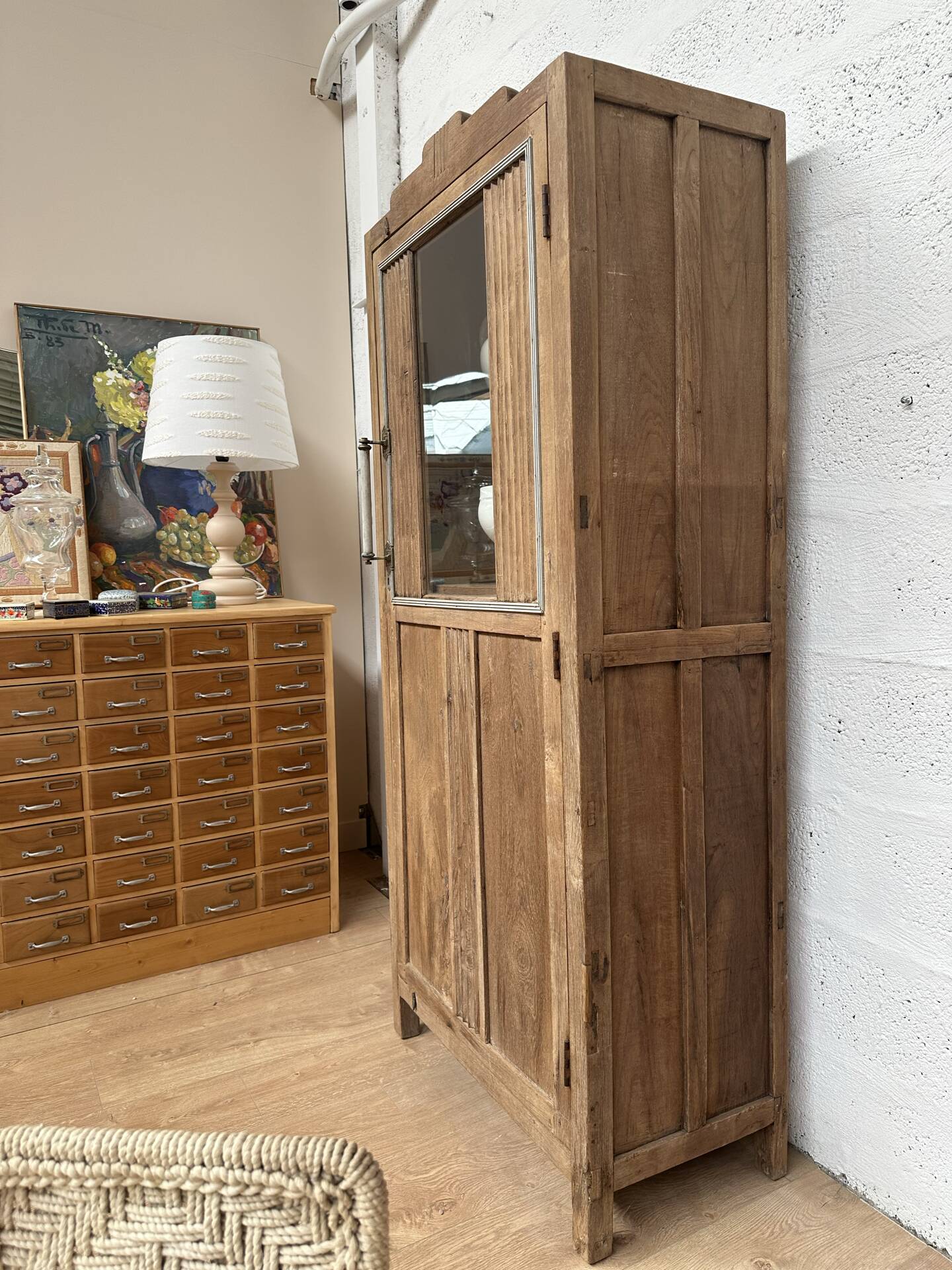 Ancienne armoire vitrée