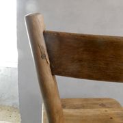 Adolf Schneck solid wood chair from 1947