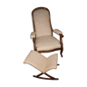 Armchair and footrest