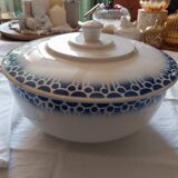Old art deco Badonviller soup tureen