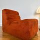 Chauffeuse / Fauteuil orange - Vintage - Design