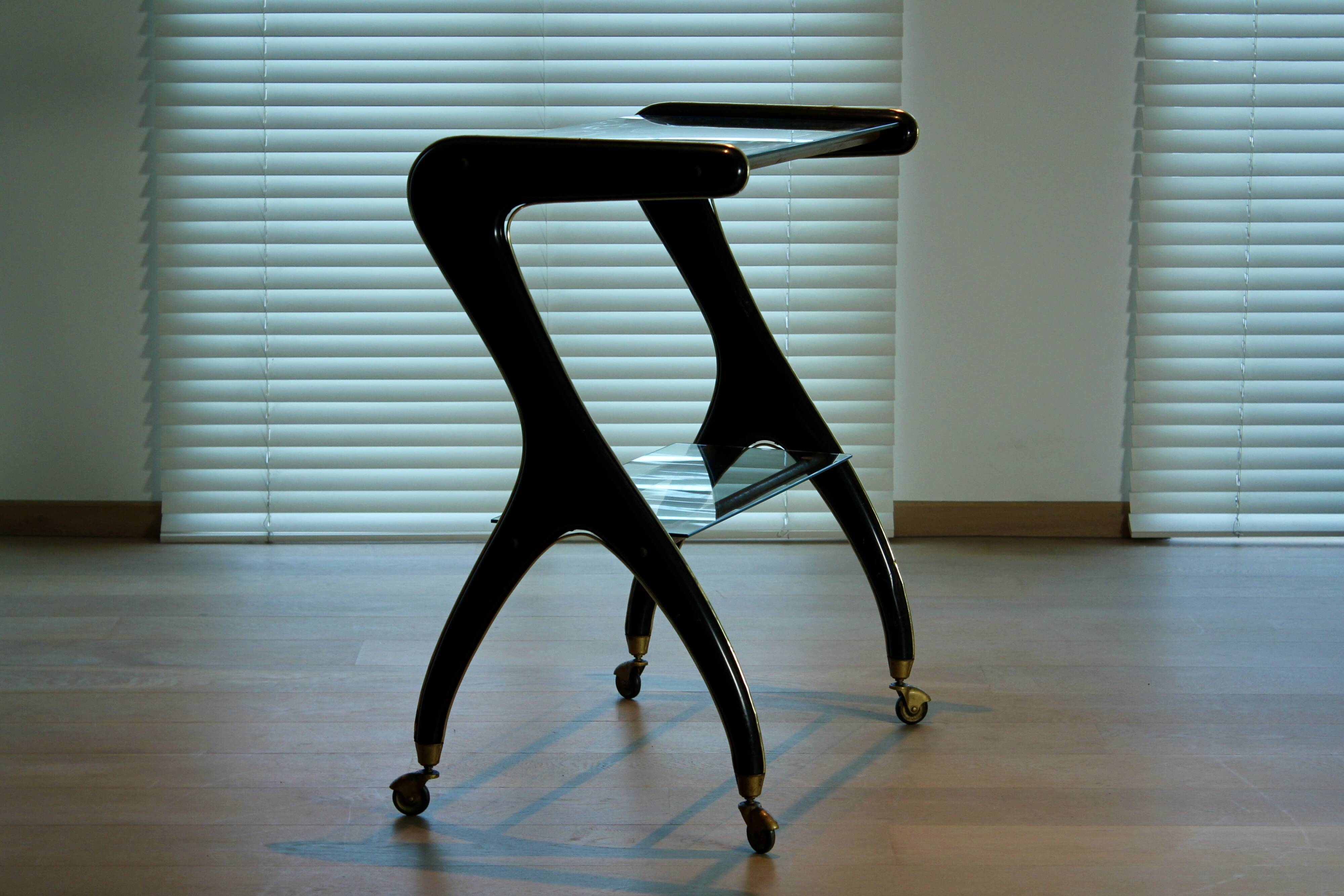 Table d'appoint par Rama Moncalieri (Turin), années 1950, Italie