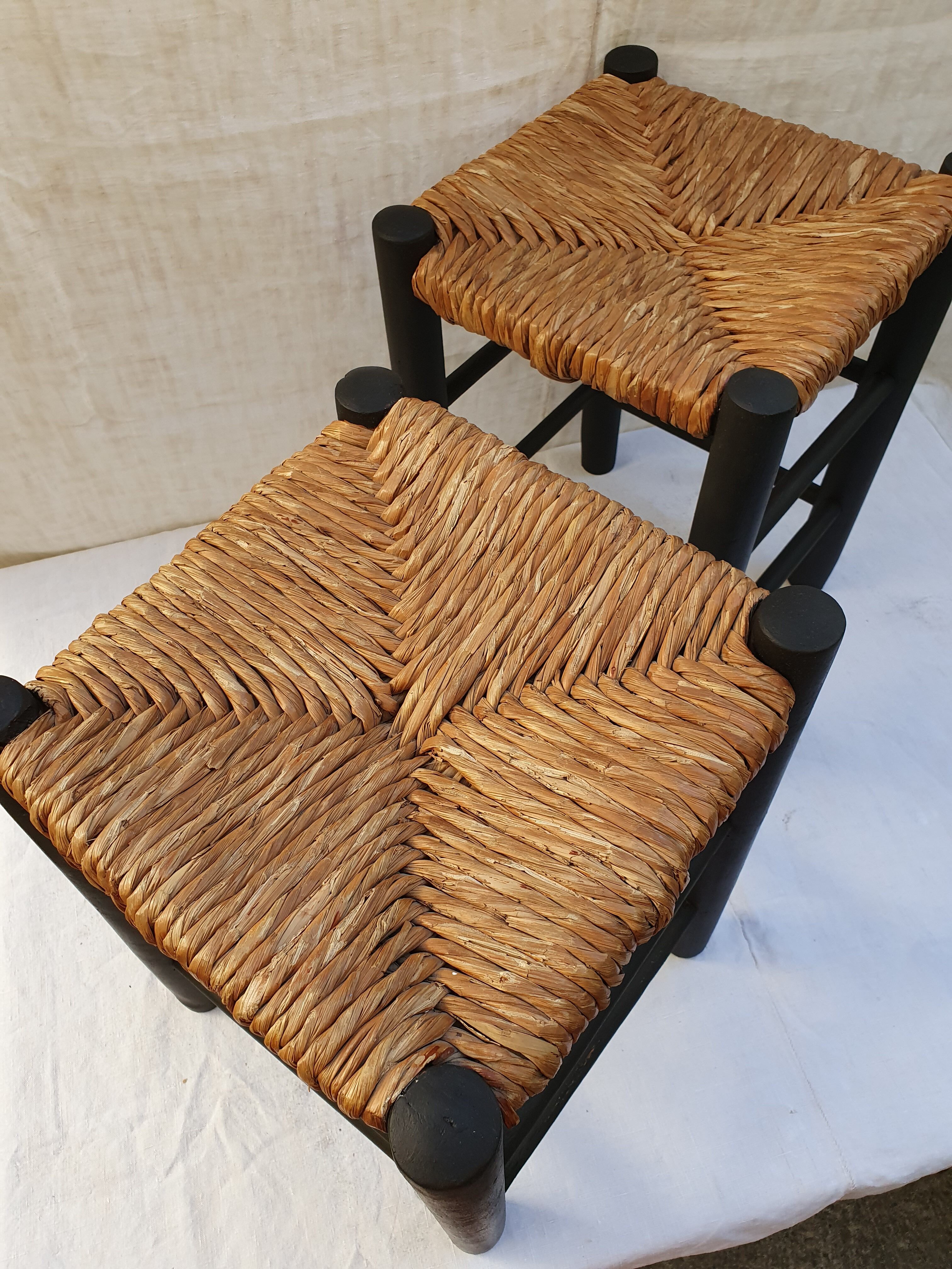 Pair of rustic stools