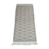 Carpet margoum gray and beige Berber