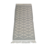 Carpet margoum gray and beige Berber