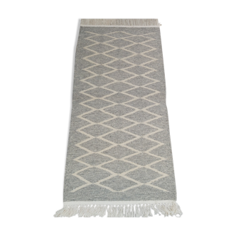Carpet margoum gray and beige Berber