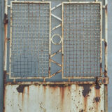 Old wrought iron door