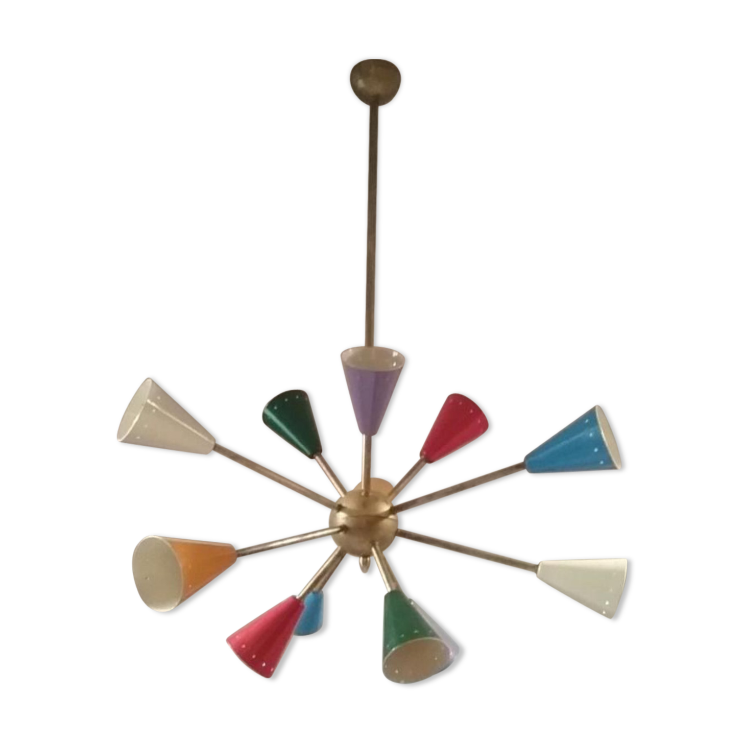 Chandelier in the style of the Italian creations of the 50's