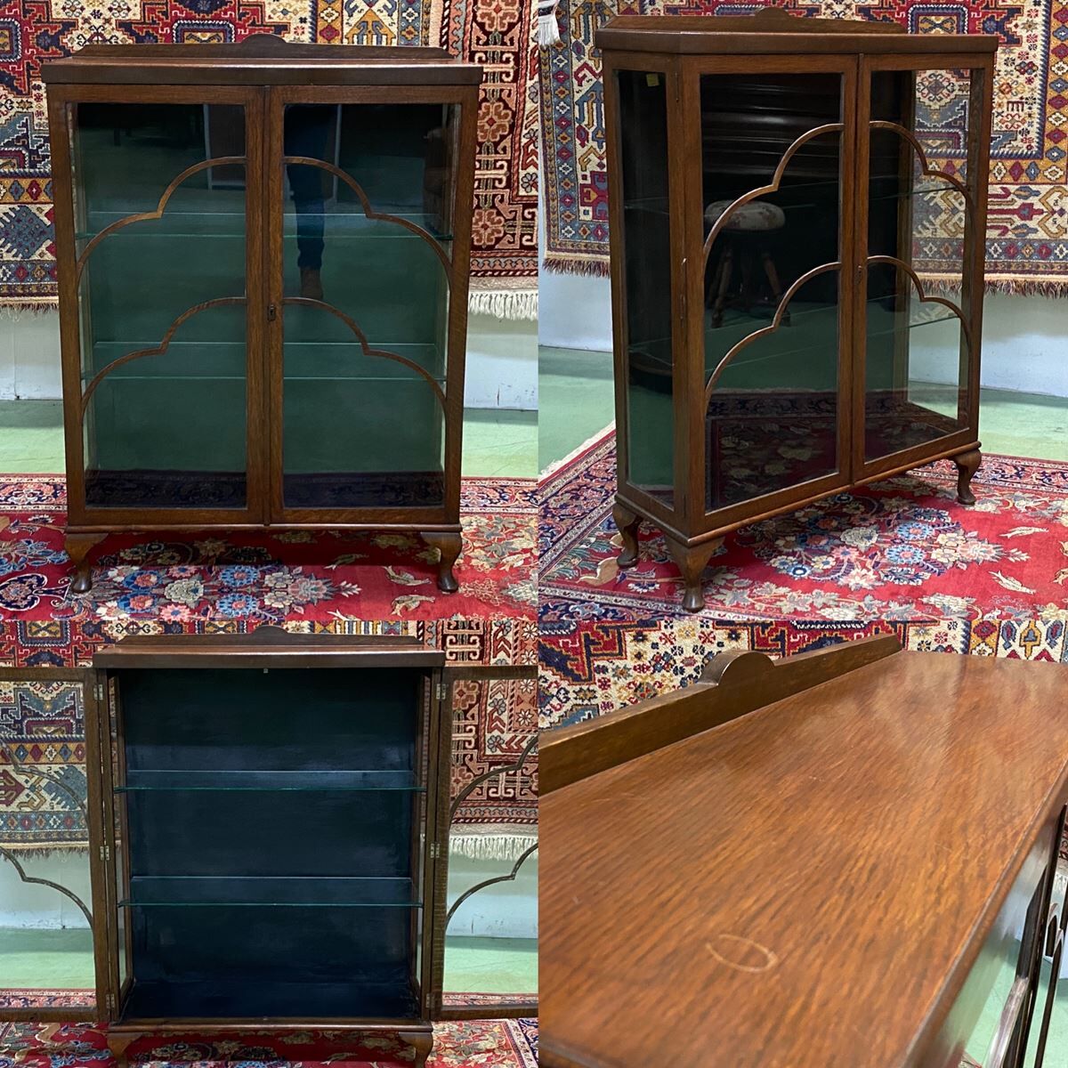 English Art Nouveau showcase, early 20th century