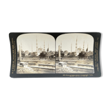 Photographie ancienne stereo, stereograph, luxe albumine 1903 Mosquée du Sultan Ahmed 1er