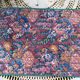 6 Simrane Indian floral fabric placemats