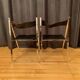 A pair of Elios chairs by Fontoni & Geraci, Italy, 1960s
