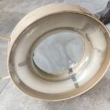 Large articulated lamp magnifying glass for vintage architect's workshop