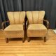 Pair of Art Deco Armchairs, 1940s