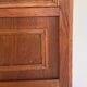 Antique bedside table in wood and marble