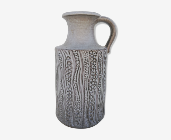 Vase en grès à motifs West Germany