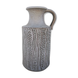 Vase en grès à motifs West Germany