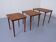 Danish Teak Nesting Tables from Møbelintarsia, 1960s, Set of 3