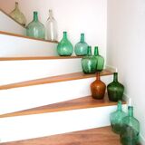 8-litre green demijohn