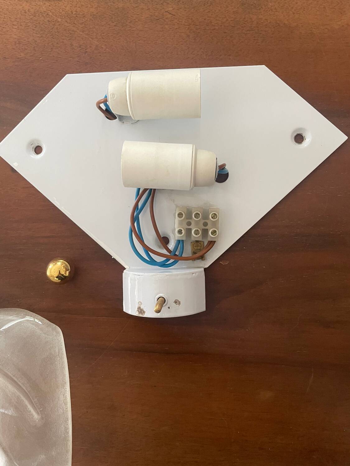 Applique coquille Murano vintage