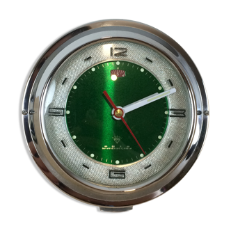 Horloge réveil vintage Diamond Brand vert