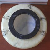 Art Deco wall or ceiling light, marbled look, 1920s-1930s