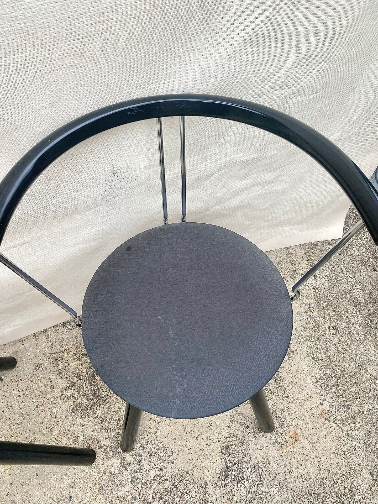 Techna armchairs – asahi kogyo, italian manufacture, 1990s