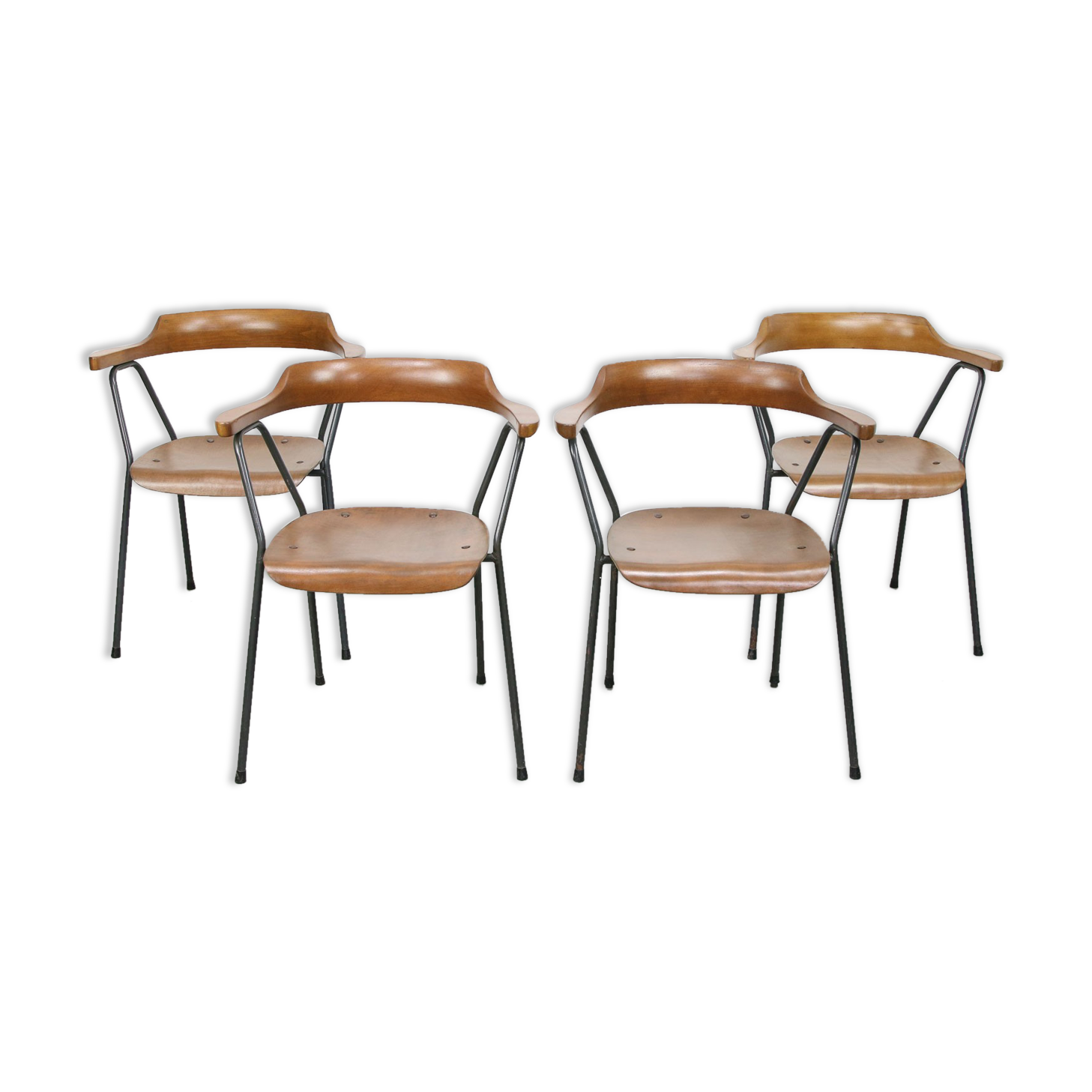 4455 dining chairs by Niko Kralj for Stol Kamnik, 1970
