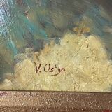 Oil on panel after Oscar Arthur Bluhm 99x73cm