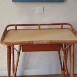 Rattan desk